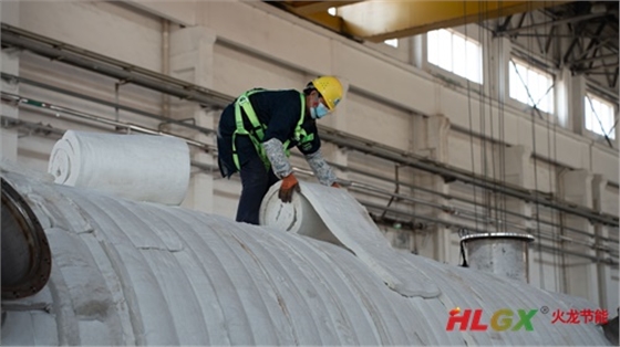 竹屑连续式炭化炉保温