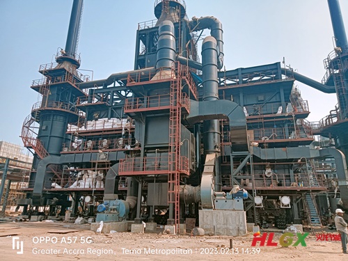 非洲加纳石化工业炉保温项目