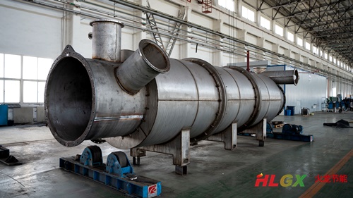 炭化炉保温前 炭化炉保温前